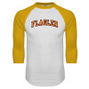 Thumbnail image for  White/Gold Raglan Baseball T Shirt