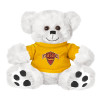 Thumbnail image for  Plush Big Paw 8 1/2 inch White Bear w/Gold Shirt