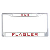 Thumbnail image for  Dad Metal License Plate Frame in Chrome