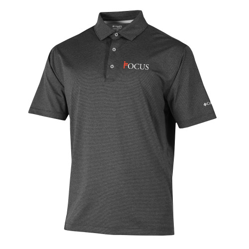 Columbia Black Sand Tee Polo-Focus Logo