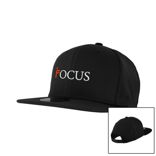 New Era Black Diamond Era 9Fifty Snapback Hat-Focus Logo