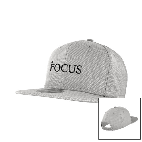 New Era Light Grey Diamond Era 9Fifty Snapback Hat-Focus Logo