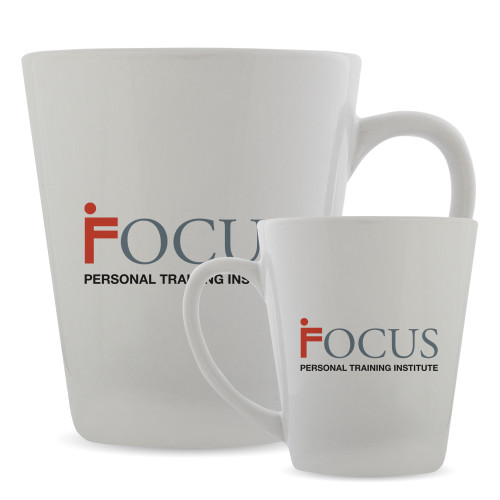Full Color Latte Mug 12oz-Focus Logo
