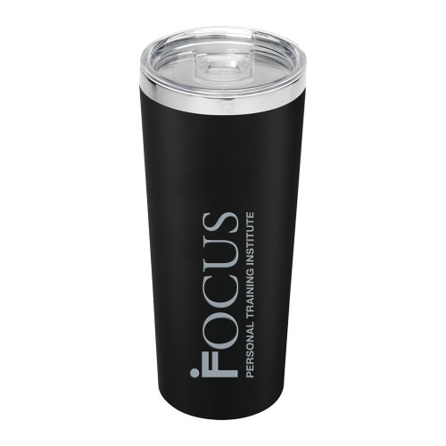 Thor Vacuum Insulated Black Tumbler 22oz-Focus Logo Engraved