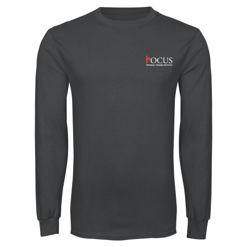 Charcoal Long Sleeve-Focus Logo