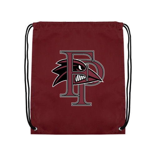  Maroon Drawstring Backpack - Athletic FP