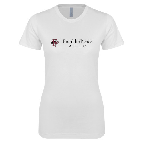  Next Level Womens White Boyfriend Tee - FP Athletics Horizontal