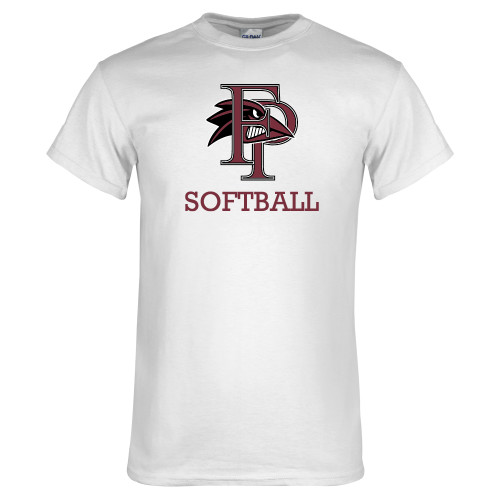  White T Shirt - Softball