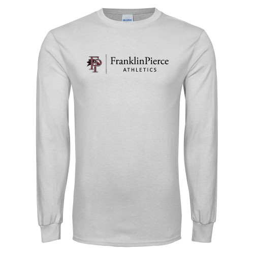  White Long Sleeve T Shirt - FP Athletics Horizontal