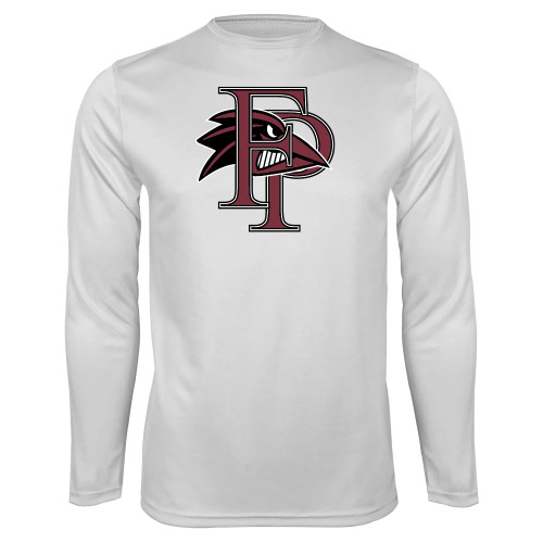  White Performance Long Sleeve Shirt - Athletic FP