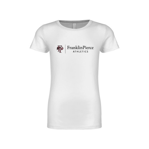  Next Level Girls White Fashion Fit T Shirt - FP Athletics Horizontal