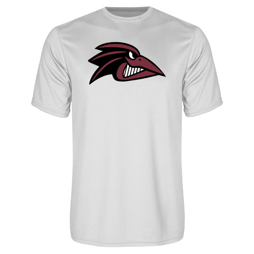  White Performance Tee - Raven Head