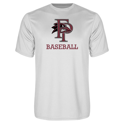  White Performance Tee - Baseball