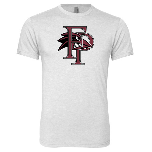  Next Level Heather White Triblend Tee - Athletic FP