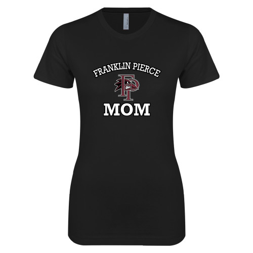  Next Level Womens Black Boyfriend Tee - Mom