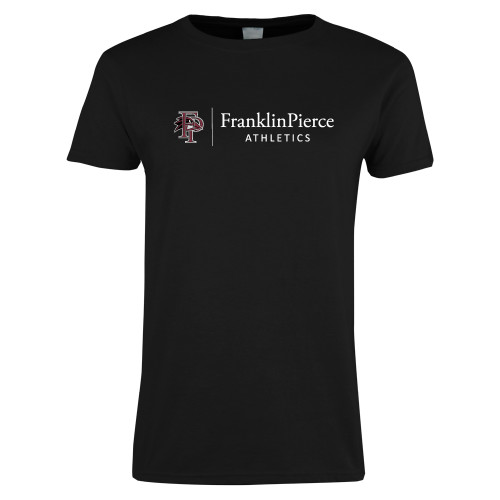 Womens Black Short Sleeve Tee - FP Athletics Horizontal