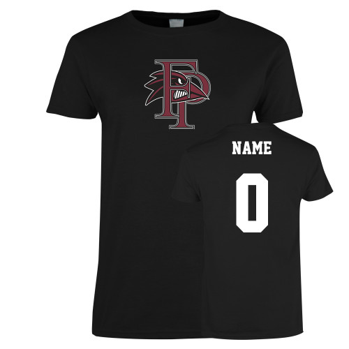  Womens Black Short Sleeve Tee - Athletic FP