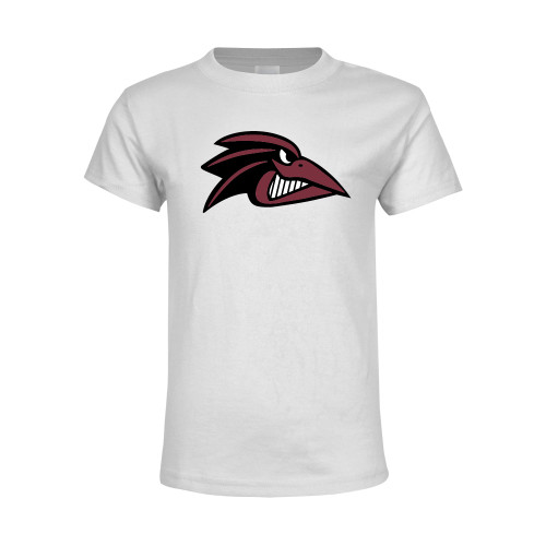  Youth White T Shirt - Raven Head