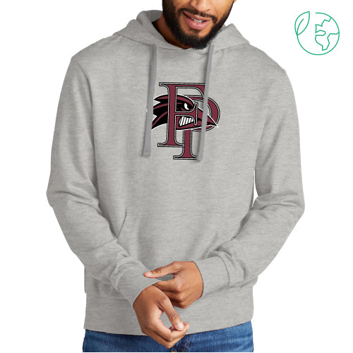  Allmade Light Grey Organic French Terry Pullover Hoodie - Athletic FP
