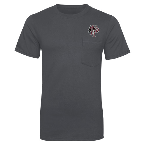  Charcoal T Shirt w/Pocket - Athletic FP