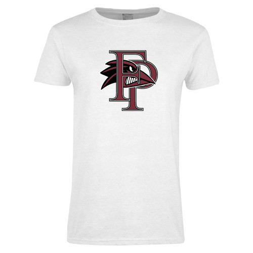  Womens White Short Sleeve Tee - Athletic FP