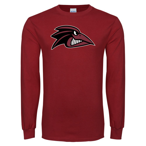 Cardinal Long Sleeve T Shirt - Raven Head