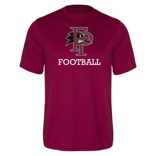 Franklin Pierce Maroon Performance Tee
