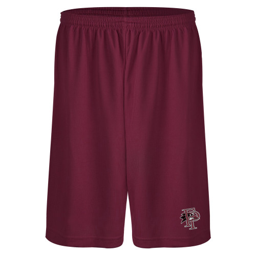  Maroon Performance Classic 9 Inch Short - Athletic FP