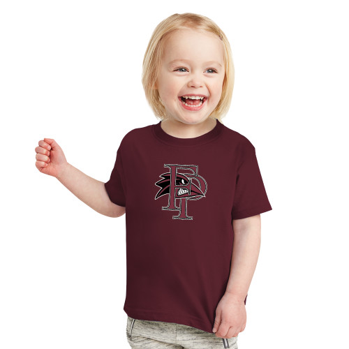  Toddler Maroon T Shirt - Athletic FP