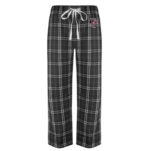  Black/Grey Flannel Pajama Pant - Athletic FP