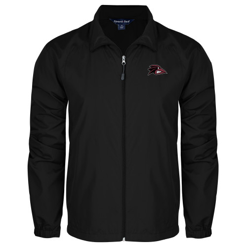  Black Full Zip Wind Jacket - Raven Head