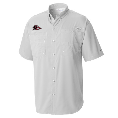  Columbia Cool Grey Tamiami Performance Short Sleeve Shirt - Raven Head
