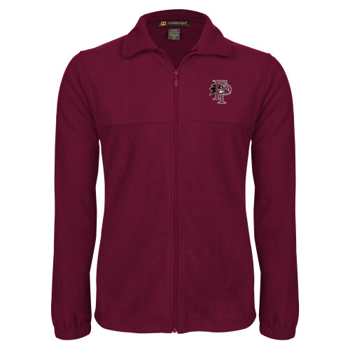  Maroon Fleece Full Zip Jacket - Athletic FP