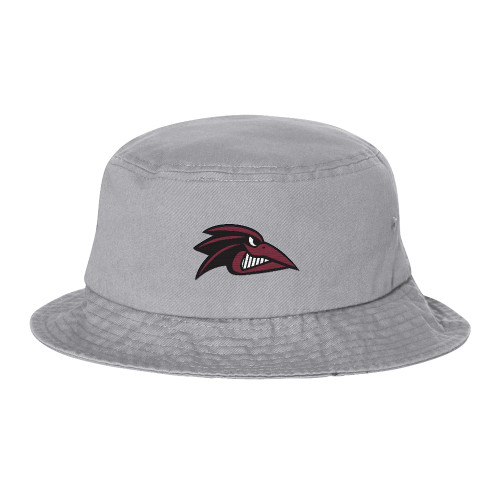  Sportsman Grey Bucket Hat - Raven Head