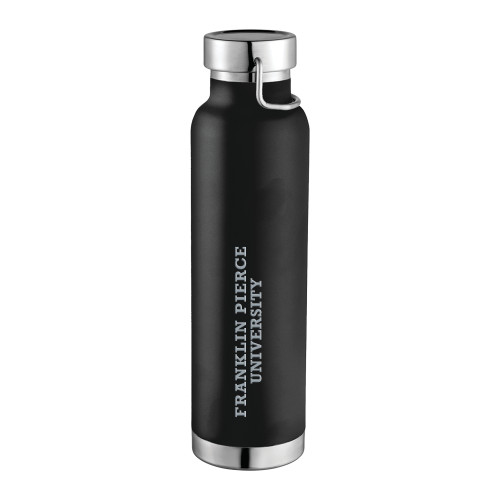  Thor Copper Vacuum Insulated Black Bottle 22oz - Franklin Pierce University Engraved