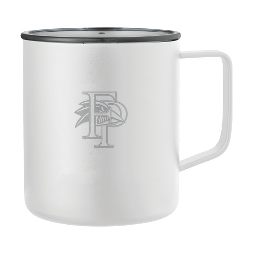  Rover Camp Vacuum Insulated White Mug 14oz - Athletic FP Engraved