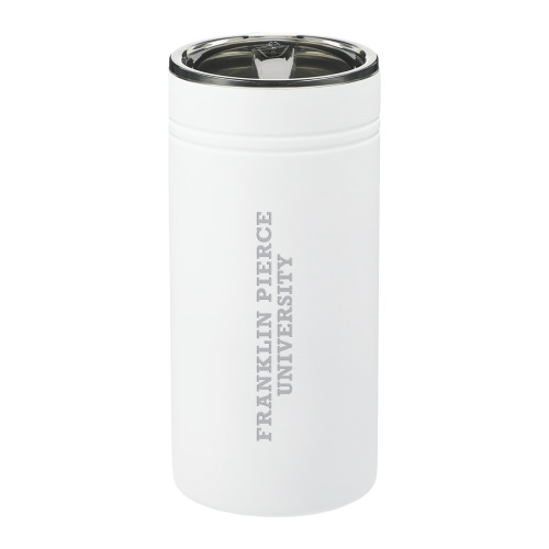  Sherpa Vacuum White Tumbler & Insulator 12oz - Franklin Pierce University Engraved