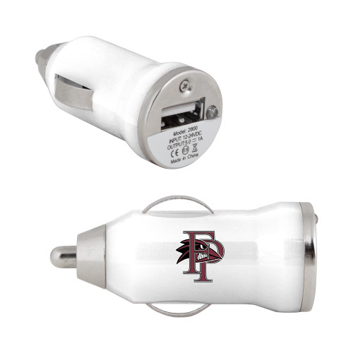  On the Go White Car Charger - Athletic FP