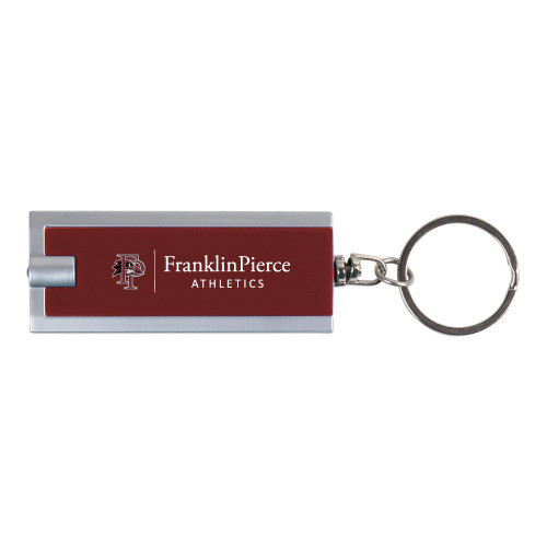  Turbo Maroon Flashlight Key Holder - FP Athletics Horizontal