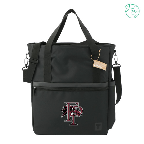  Tranzip Black Recycled Computer Tote - Athletic FP