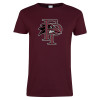 Thumbnail image for  Womens Maroon Short Sleeve Tee