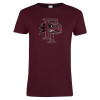Thumbnail image for  Womens Maroon Short Sleeve Tee
