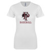 Thumbnail image for  Next Level Womens White Boyfriend Tee