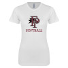 Thumbnail image for  Next Level Womens White Boyfriend Tee