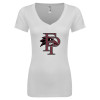 Thumbnail image for  Next Level Womens White Ideal V Tee