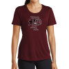 Thumbnail image for  Womens Maroon Performance Short Sleeve Tee