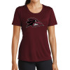 Thumbnail image for  Womens Maroon Performance Short Sleeve Tee