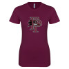 Thumbnail image for  Next Level Womens Maroon Boyfriend Tee
