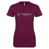 Thumbnail image for  Next Level Womens Maroon Boyfriend Tee