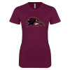 Thumbnail image for  Next Level Womens Maroon Boyfriend Tee